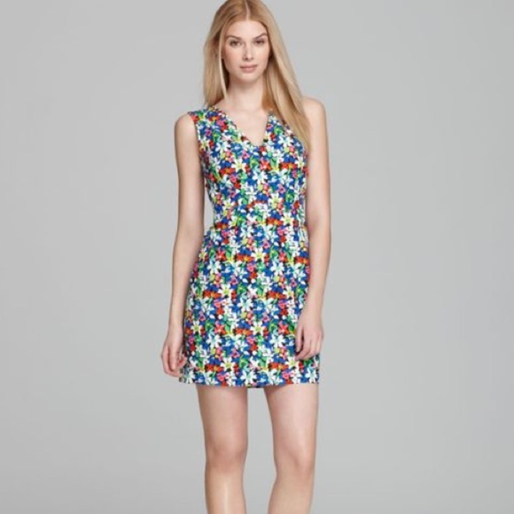 kate spade mira floral-print sleeveless dress